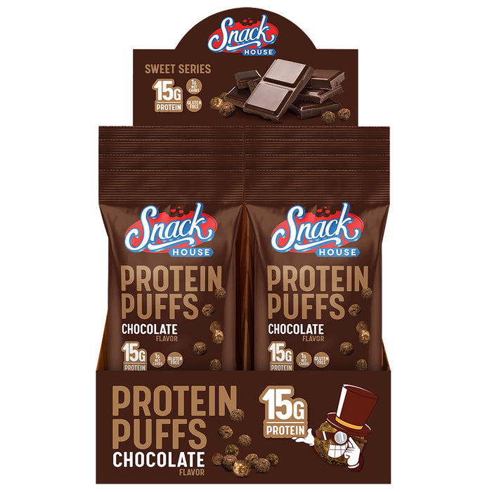 Chocolate Protein Puffs - Single Serving - 8-Pack Box