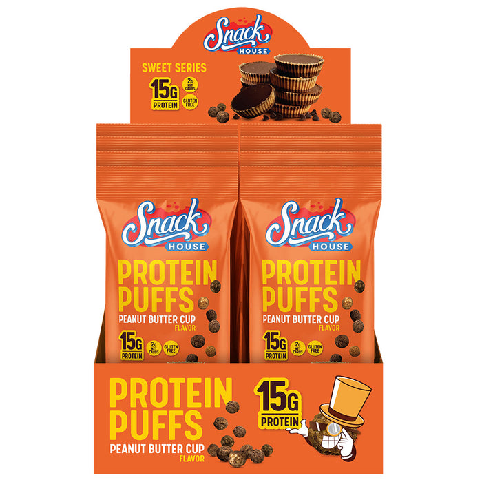 PB Cup Protein Puffs - Single Serving - 8-Pack Box
