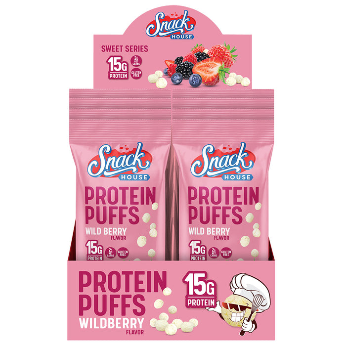 Snack House Protein Puffs - Single Serving Box (8 Pack)